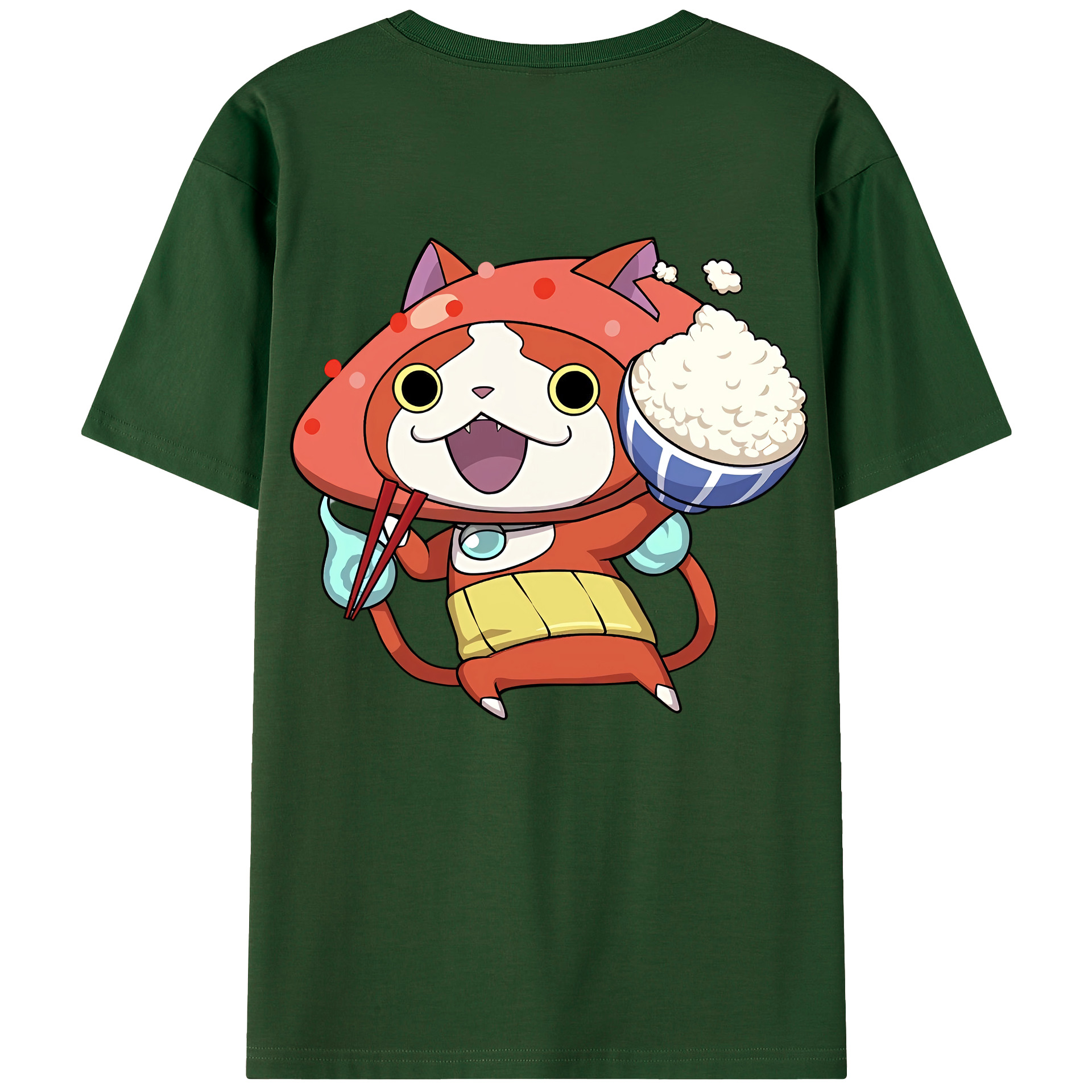 （画像用） 妖怪ウォッチ Yo-kai Watch 綿100％半袖Tシャツ（背面プリント）